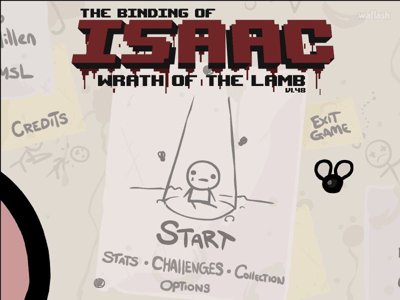 [플래시게임/액션] 더 바인딩 오브 아이작 (The Binding of Isaac: Wrath of the Lamb v1.48)
