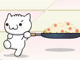 고양이 밥 받기