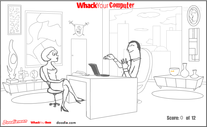 노트북 부수기 (Whack Your Computer)