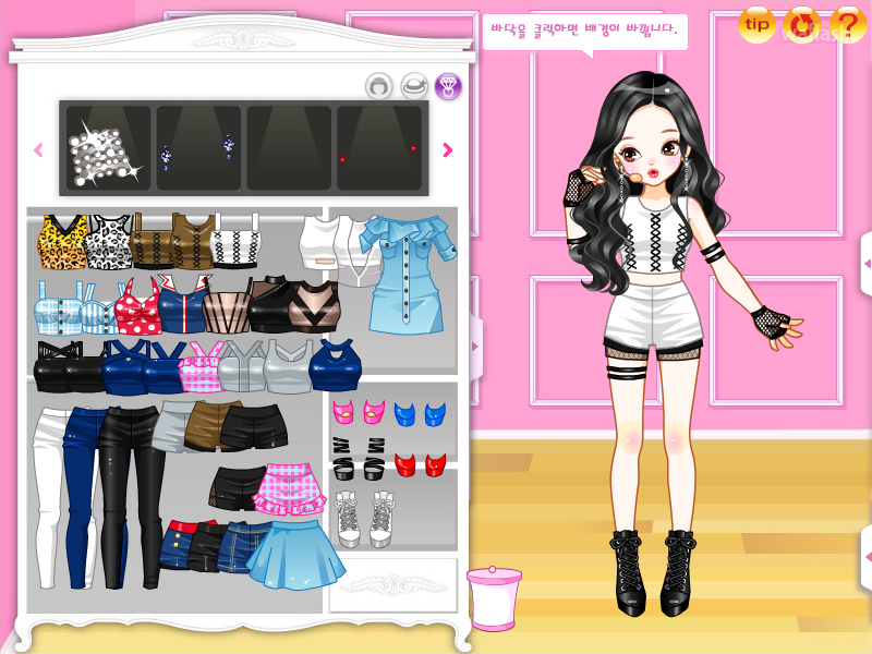 펑키 핫팬츠 스타일