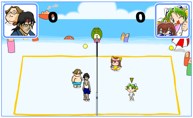 디지캐럿 해변의 배구 2